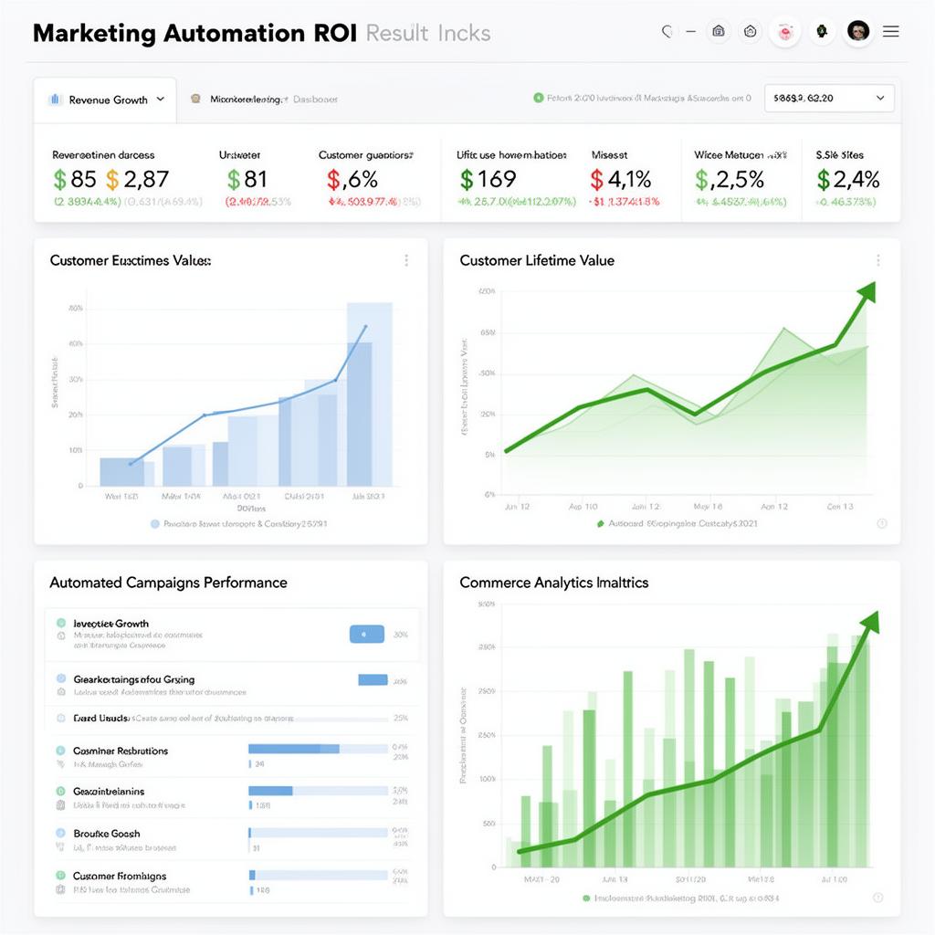 ROI de automação de marketing para e-commerce com crescimento de receita e CLV
