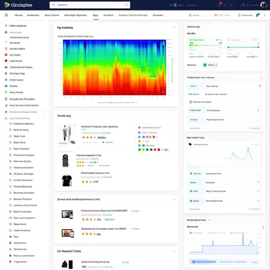 Análise de heatmap e comportamento do usuário em página de produto de e-commerce