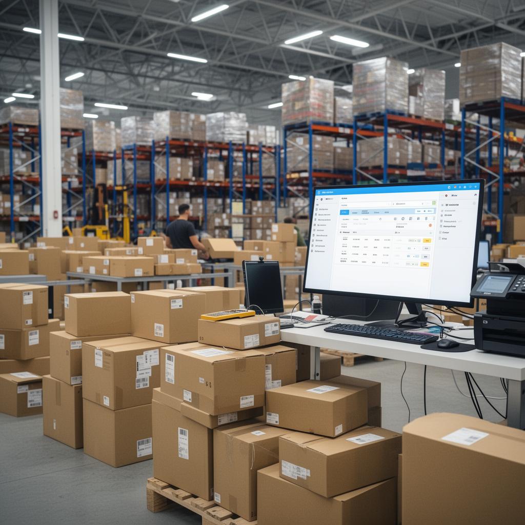 Operação logística de e-commerce com gestão de estoque e expedição eficiente
