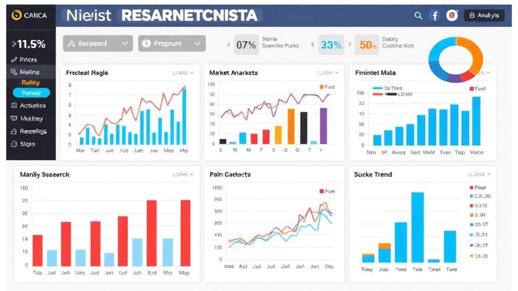 Pesquisa de mercado para seleção de nicho de e-commerce com análise de dados e tendências