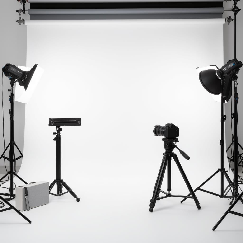 Estúdio de fotografia profissional para produtos de e-commerce