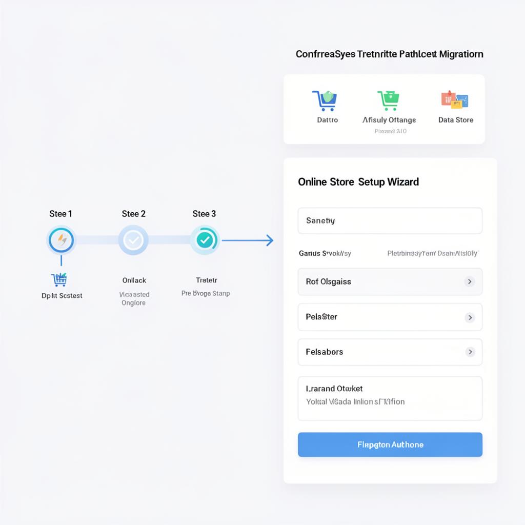 Processo de migração entre plataformas de e-commerce com transferência de dados