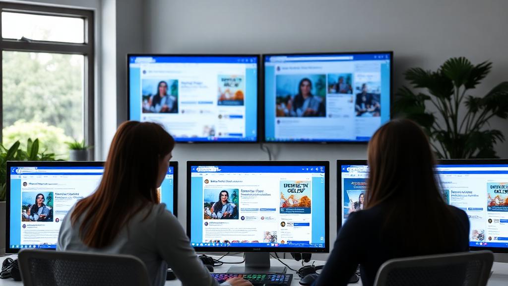 Gestão de campanhas de tráfego pago para e-commerce com equipe profissional analisando resultados