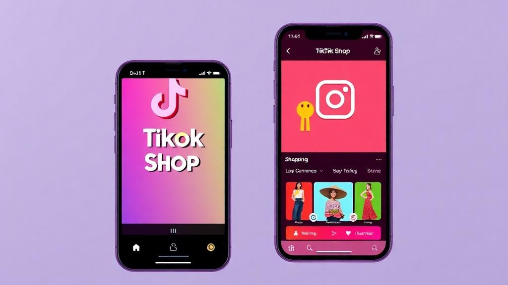 TikTok Shop e Instagram Shopping integrados ao e-commerce para vendas diretas nas redes sociais